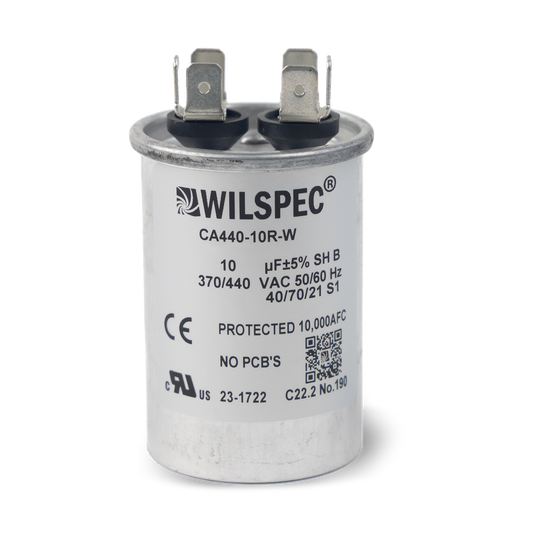 Capacitor - Single (Universal 370 / 440 VAC)