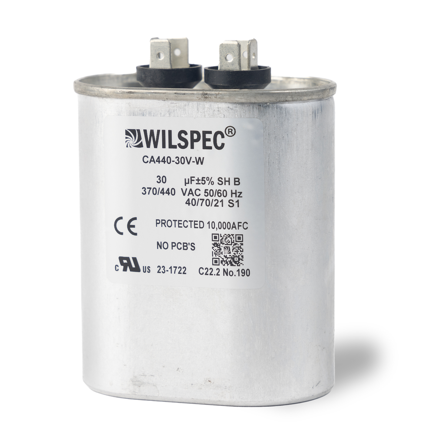 Capacitor - Single (Universal 370 / 440 VAC)