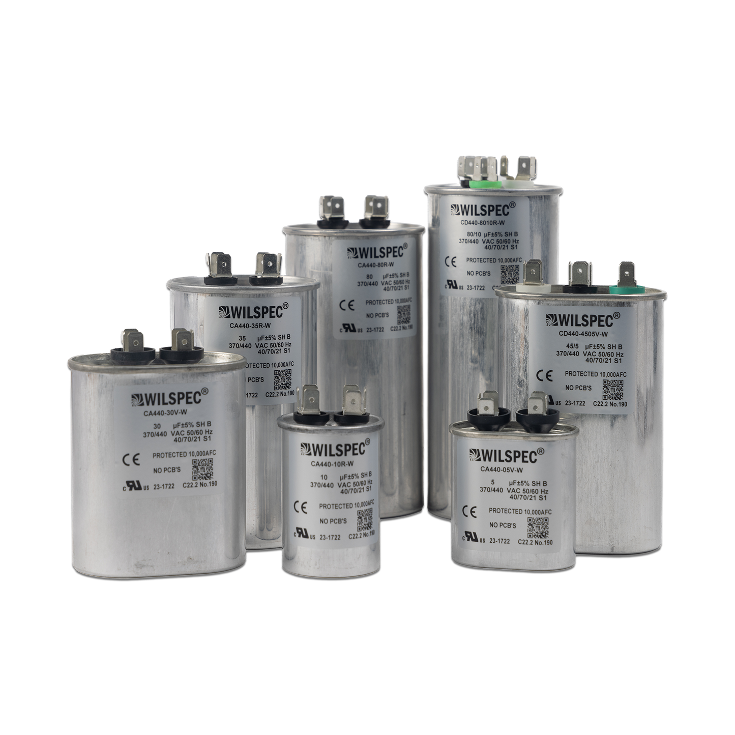 Capacitor - Dual (Universal 370 / 440 VAC)