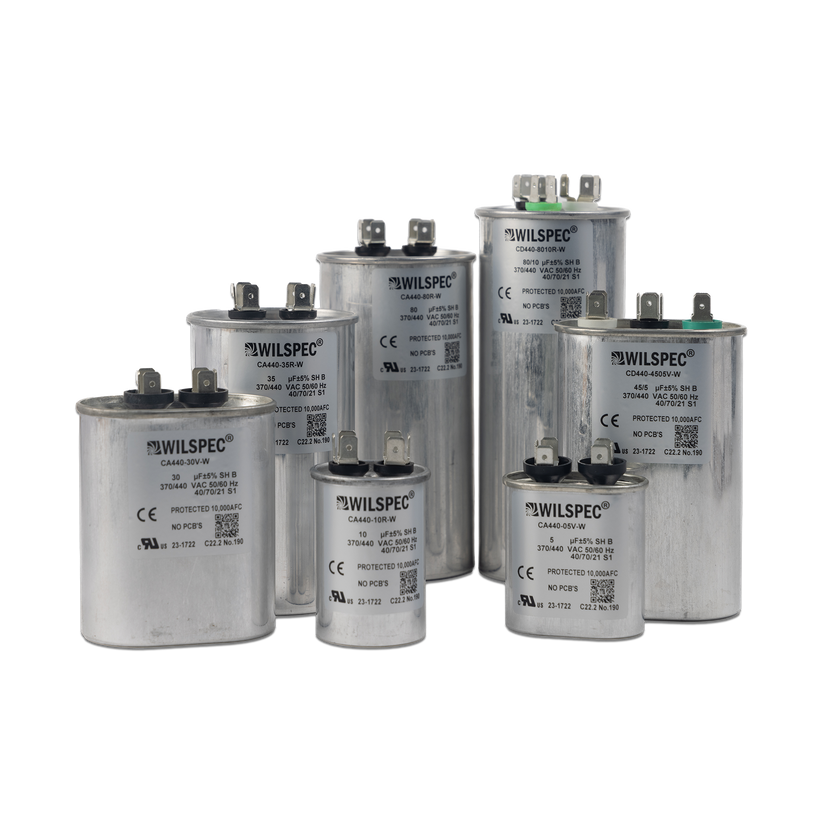 Capacitor Dual (Universal 370 / 440 VAC) Wilspec Direct, LLC
